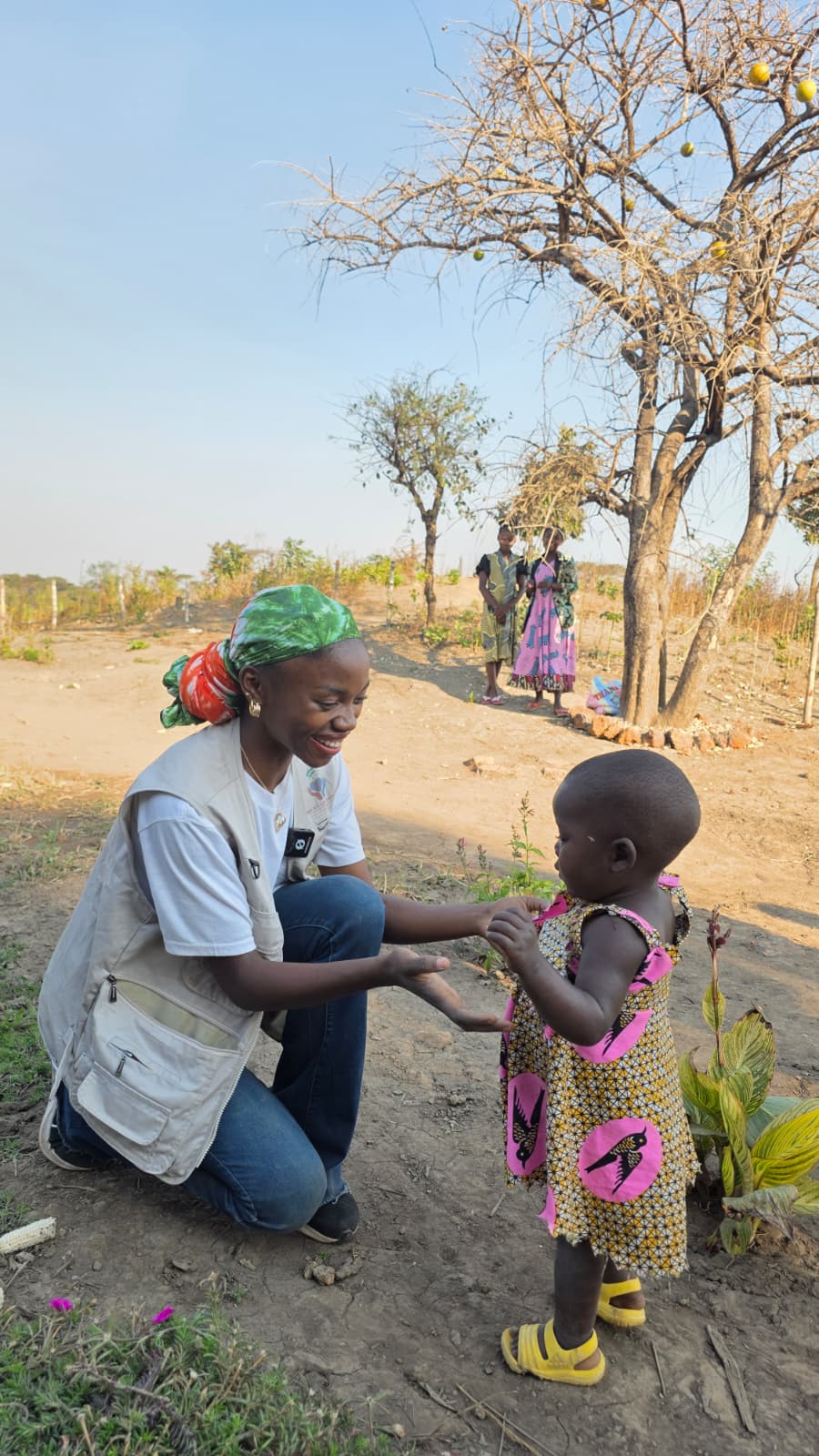Baby C receiving medical support